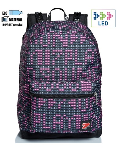Zaino Reversibile LedWall nero-rosa SEV201002079-348 Seven | Futurartshop.com
