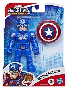 PlaySkool Marvel Super Héros Des Aventures De Captain America E6224EU41/E7927 Hasbro- Futurartshop.com