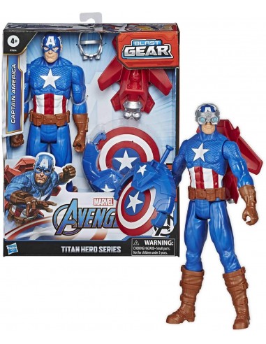 Avengers - Captain America-blast gear E73745L00 Hasbro- Futurartshop.com