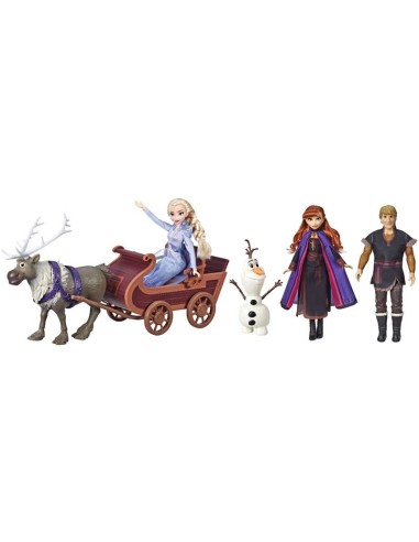 Frozen 2 - Avventura in slitta con 5 personaggi HASE5517EU40 Hasbro | Futurartshop.com