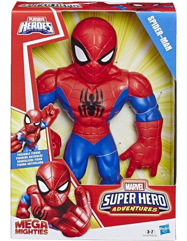 Super Hero Adventures Mega Mighties Spider-Man HASE4147ES00/E4132 Hasbro | Futurartshop.com
