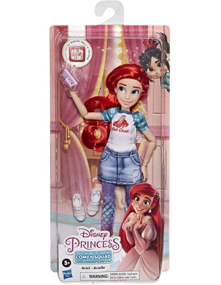 Disney Princess Comfy Squad Doll Ariel HASE8393EU41/E9160 Hasbro | Futurartshop.com