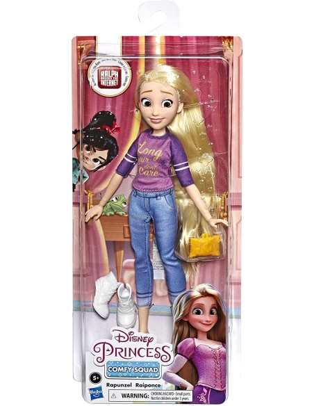 Disney Princess Comfy Squad Bambola Rapunzel HASE8393EU41/E8402 Hasbro | Futurartshop.com