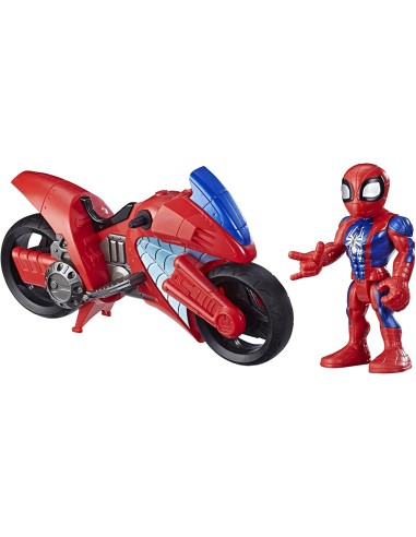 Playskool Marvel Super Hero Adventures moto con Spider-Man HASE6225EU40/E7929 Hasbro | Futurartshop.com