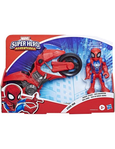 Playskool Marvel Super Hero Adventures moto con Spider-Man HASE6225EU40/E7929 Hasbro | Futurartshop.com