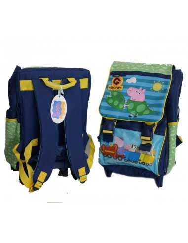 Zaino a trolley estensibile Peppa Pig George scuola 2014/2015 ACC140952 Accademia | Futurartshop.com