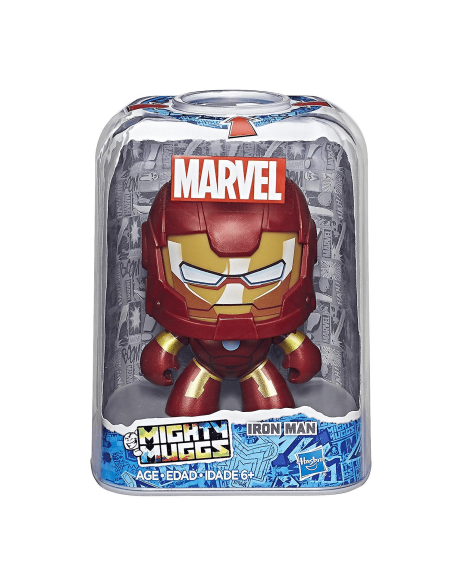 Marvel Mighty Muggs personaggio Iron Man HASE2203ES00/E2122 Hasbro | Futurartshop.com