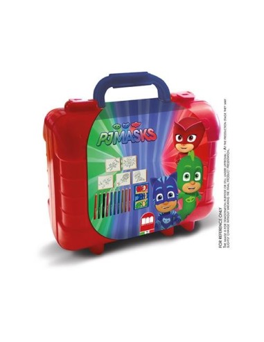 PJ Masks - Briefcase with stamps and crayons MUL42954 Multiprint | Futurartshop.com