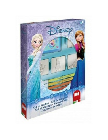 Frozen 2 - Set 4 timbri più pennarelli MUL927981 Multiprint | Futurartshop.com