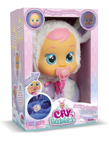 Cry Babies - Goodnight Coney IMC93140 IMC Toys | Futurartshop.com