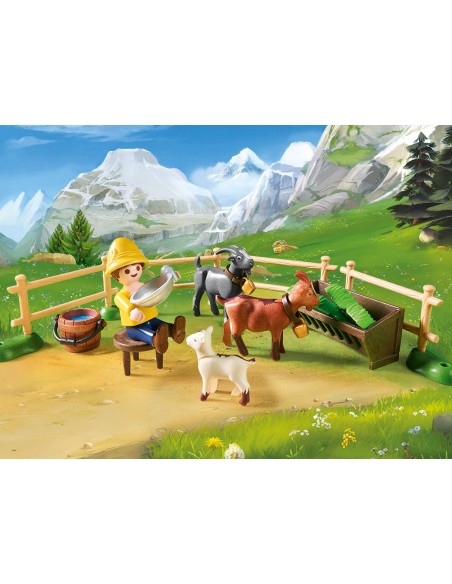 PlayMobil 70255 Heidi Peter e la Caprette PLA70255 Playmobil | Futurartshop.com