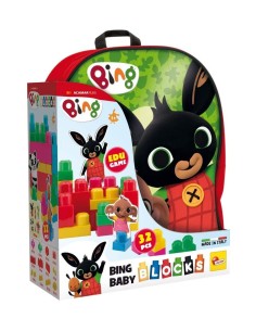Bing Zainetto costruzioni baby rosso LIS76611 Lisciani | Futurartshop.com