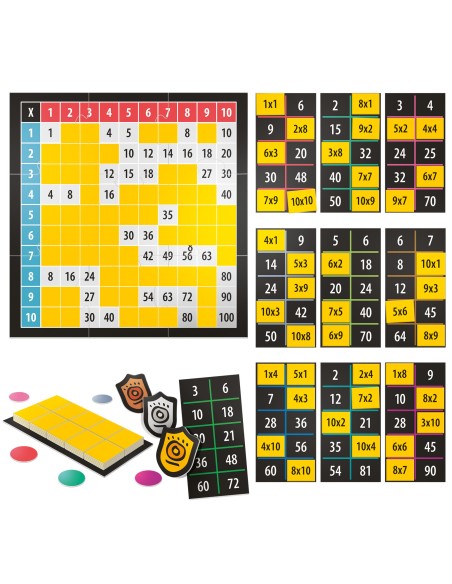 Grande Gara delle Tabelline – Gioco Educativo di Matematica HEAIT25428 Headu | Futurartshop.com