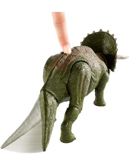 Jurassic World - Dino Rivals Triceratopo Attacco Doppio WONGDT38/GDT42 Mattel | Futurartshop.com