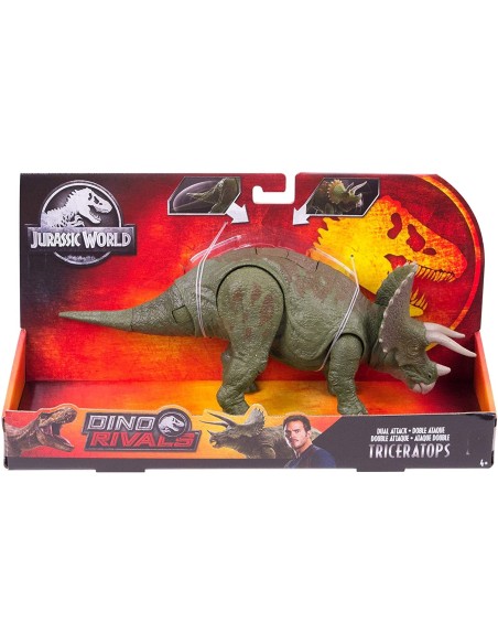 Jurassic World - Dino Rivals Triceratops Double Attack WONGDT38/GDT42 Mattel | Futurartshop.com