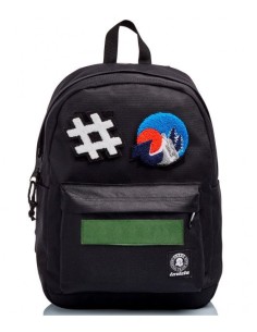 Backpack Carlson Patch Time black SEV206002064-899 Invicta | Futurartshop.com