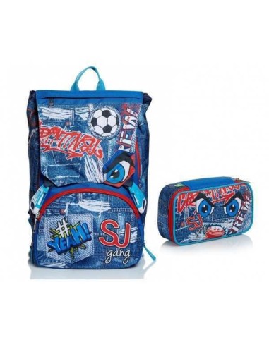SJ Gang Boy - SchoolPack facce Zaino più Astuccio quick case SEV6C2002023-535 Seven | Futurartshop.com