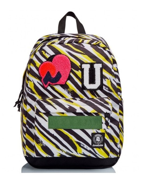 Backpack Carlson Animal white SEV206002061-FZ2 Invicta | Futurartshop.com