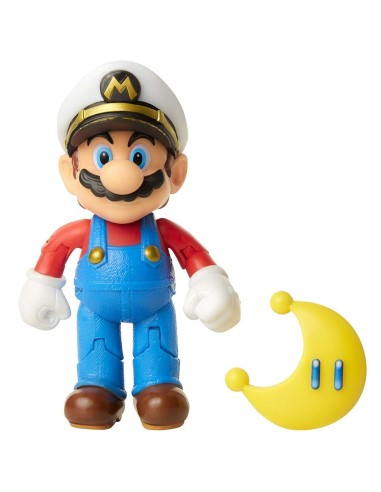 Super Mario - Character Captain Mario with yellow moon JAK68518/40084-5 Jakks Pacific | Futurartshop.com