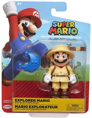 Super Mario - Character Explorer Mario with a blue moon JAK68518/40084-3 Jakks Pacific | Futurartshop.com