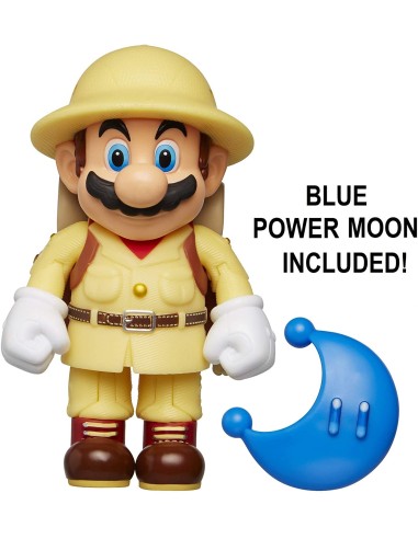 Super Mario - Character Explorer Mario with a blue moon JAK68518/40084-3 Jakks Pacific | Futurartshop.com