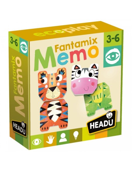 Gioco del Memo Ecoplay Fantamix Memo HEAMU26142 Headu | Futurartshop.com
