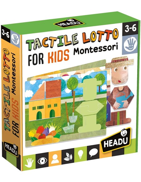 Tactile Lotto for Kids HEAMU25374 Headu | Futurartshop.com