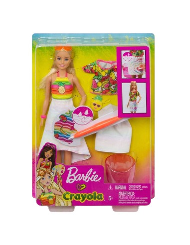 Barbie Bambola Crayola Rainbow fruit surprise TOYGBK17/GBK18 Mattel | Futurartshop.com