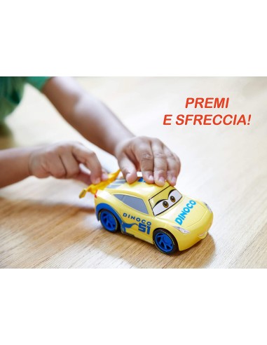 Disney Cars - Veicolo Schiaccia e Sfreccia Auto Dinoco TOYFYX39/FYX42 Mattel | Futurartshop.com