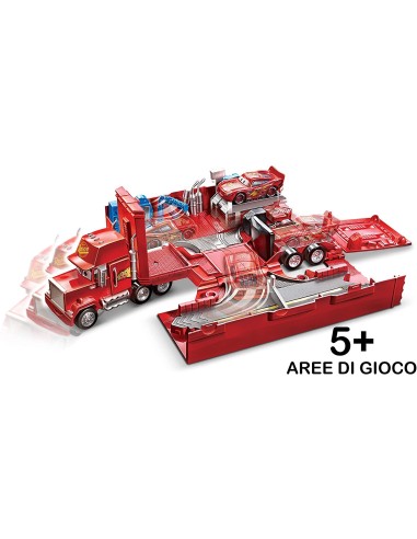 Disney Cars - PlaySet Trasportatore apribile Mack Hauler TOYFRJ07/FTT93 Mattel | Futurartshop.com