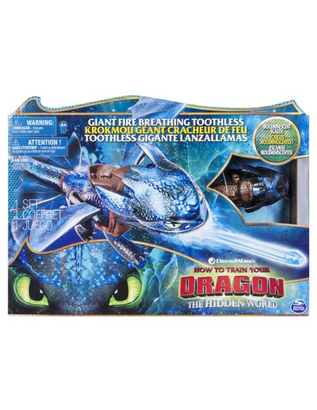 Dragon The Kidden world Toothless Fire breathing  Spin master | Futurartshop.com