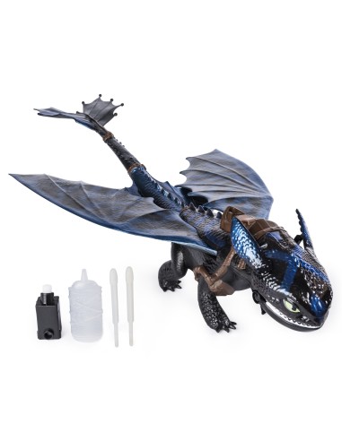 Dragon The Kidden world Toothless Fire breathing  Spin master | Futurartshop.com