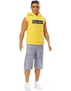 Barbie Fashionistas - Lalka Ken żółtą koszulkę DWK44/GDV14 Mattel- Futurartshop.com