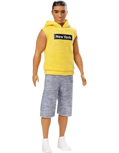 Barbie Fashionistas - Bambola Ken maglia gialla TOYDWK44/GDV14 Mattel | Futurartshop.com