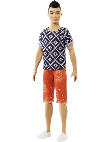 Barbie Fashionistas - Ken Doll with shirt Boho Hipster TOYDWK44/FXL62 Mattel | Futurartshop.com