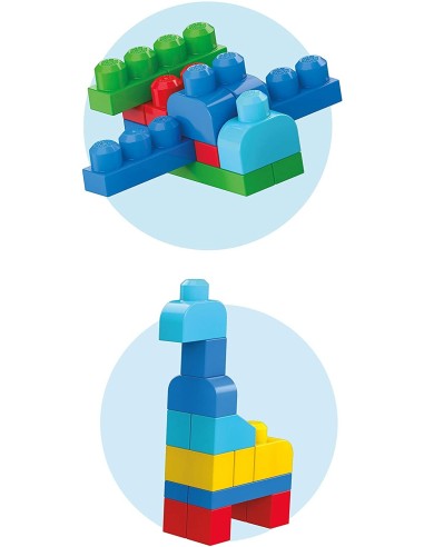 Mega Blocks - Box of 40 Building Blocks TOYFFG23 Fisher Price | Futurartshop.com