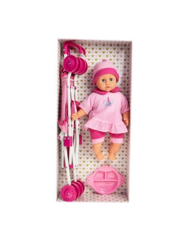 Doll Love - Doll with stroller and accessories TOYBD1841 Globo | Futurartshop.com