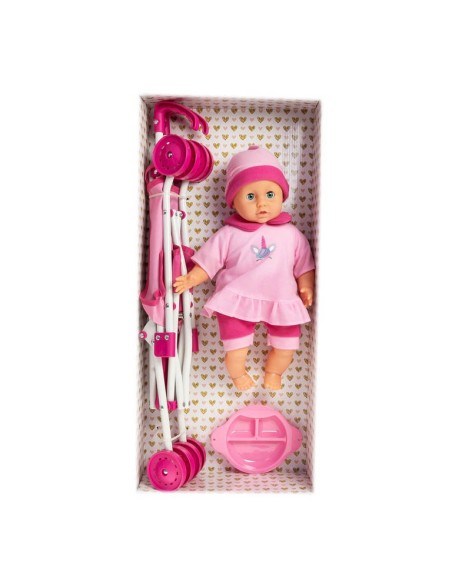 Doll Love - Doll with stroller and accessories TOYBD1841 Globo | Futurartshop.com