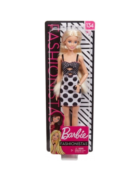 Barbie Fashionistas - Doll with Black Top and white Skirt 134 TOYFBR37/GHW50 Mattel | Futurartshop.com