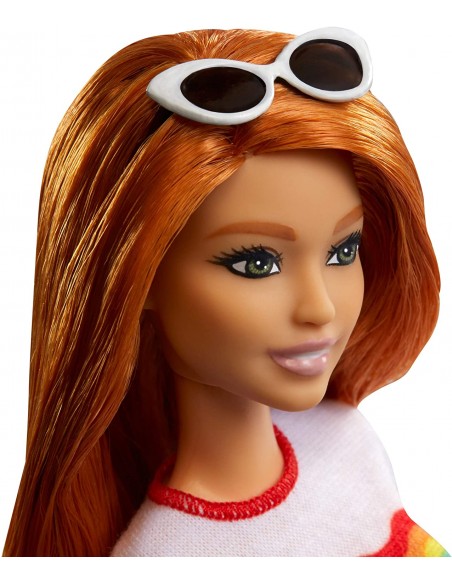 Barbie Fashionistas Muñeca - Camiseta con la impresión y la falda 122 FBR37/FXL55 Mattel- Futurartshop.com