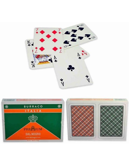 Burraco Italia Premium - Carte da Gioco DNG090078 Dal Negro | Futurartshop.com