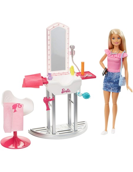 Barbie PlaySet Salone di bellezza TOYDVX51/FJB36 Mattel | Futurartshop.com