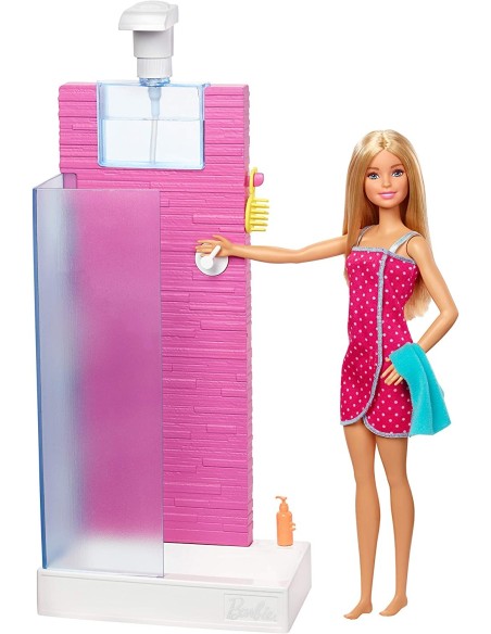 Barbie Doll Playset Shower TOYDVX51/FXG51 Mattel | Futurartshop.com