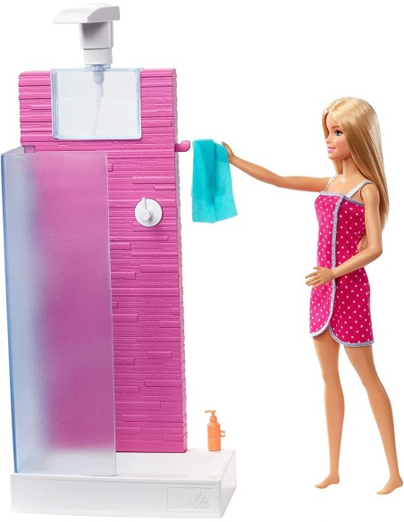 Barbie Doll Playset Shower TOYDVX51/FXG51 Mattel | Futurartshop.com