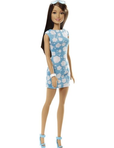 Barbie Doll brunette with blue Dress TOYDMP22/DMP24 Mattel | Futurartshop.com