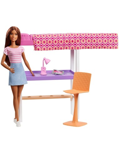 Barbie Bambola con PlaySet Camera da letto TOYDVX51/FXG52 Mattel | Futurartshop.com