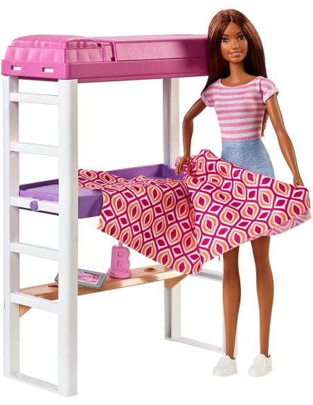 Barbie Bambola con PlaySet Camera da letto TOYDVX51/FXG52 Mattel | Futurartshop.com