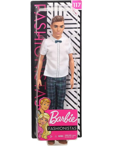 Barbie Fashionistas Ken Shirt with bow tie 117 MATDWK44/FXL64 Mattel | Futurartshop.com