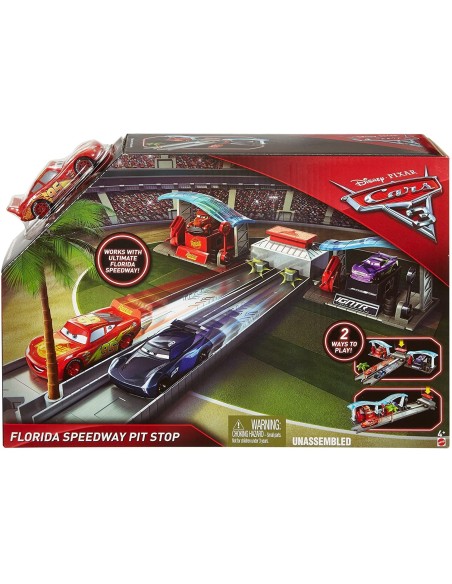 Disney Cars 3 - Pista Pit Stop Florida TOYDVT46/FBH01 Mattel | Futurartshop.com