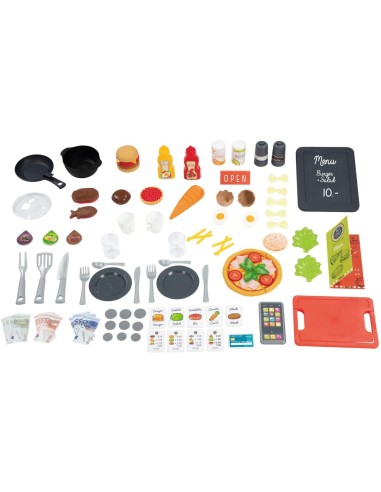 Kitchen Chef corner Restaurant with 70 accessories SIM7600312303 Simba Toys | Futurartshop.com